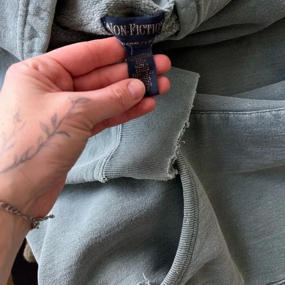 vintage 90’s faded blank hoodie - Picture 3 of 3